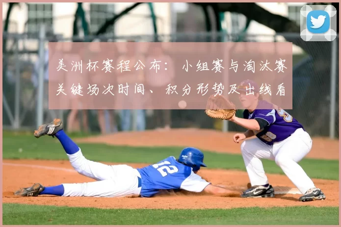 美洲杯赛程公布：小组赛与淘汰赛关键场次时间、积分形势及出线看点